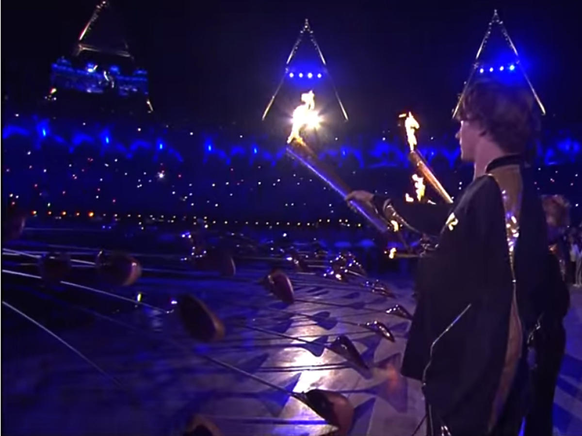 Ceremonia zapalenia znicza olimpijskiego Londyn 2012
