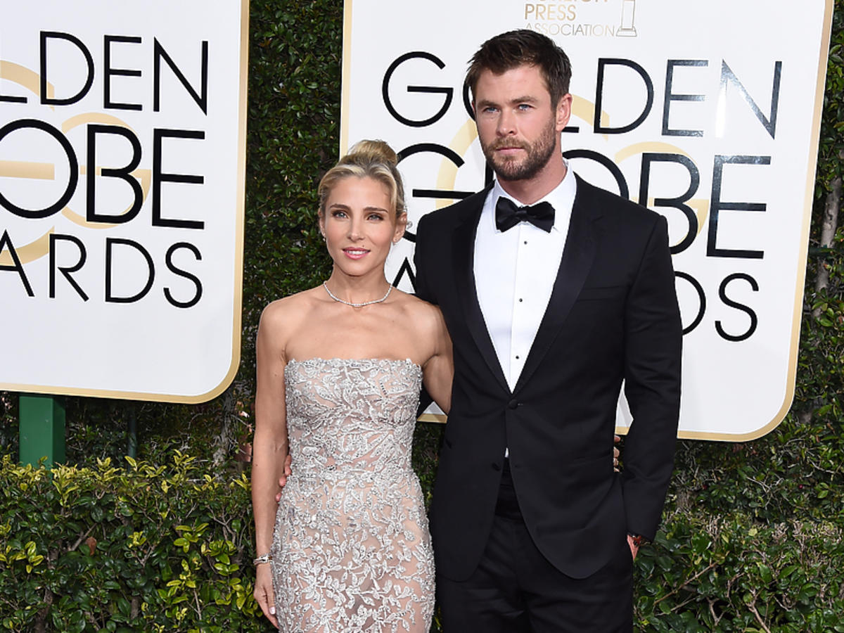Chris Hemsworth i Elsa Pataky na rozdaniu Złotych Globów