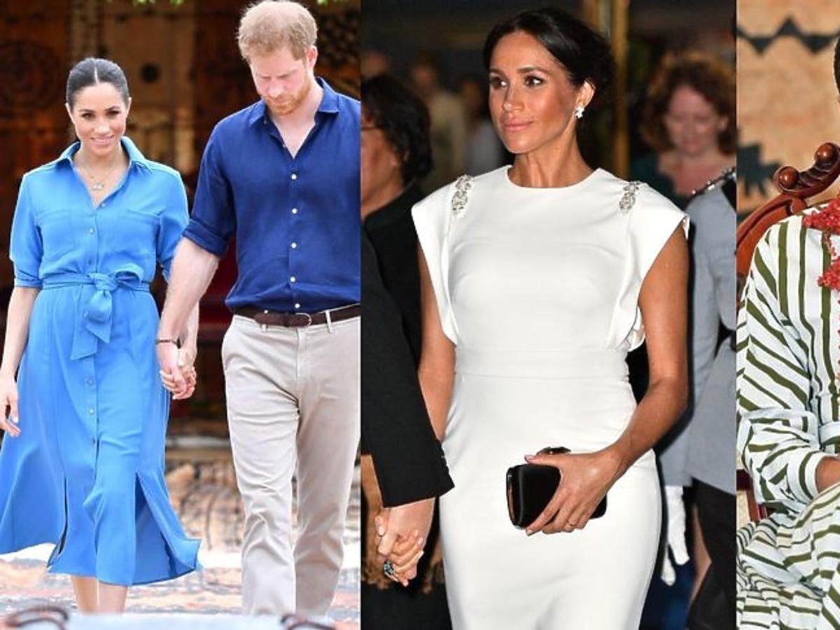 Ciążowe stylizacje Meghan Markle