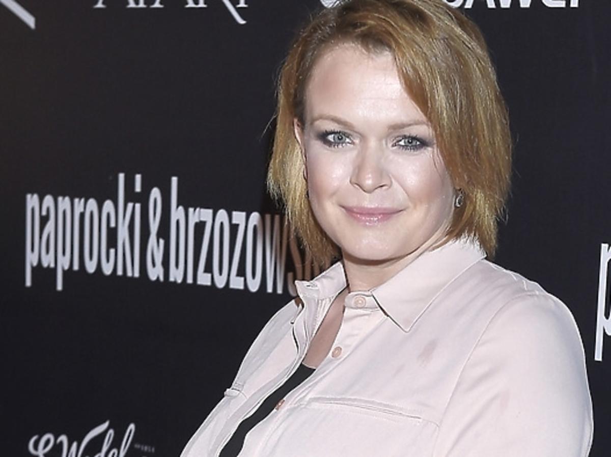 Ciężarna Daria Widawska na pokazie duetu Paprocki& Brzozowski