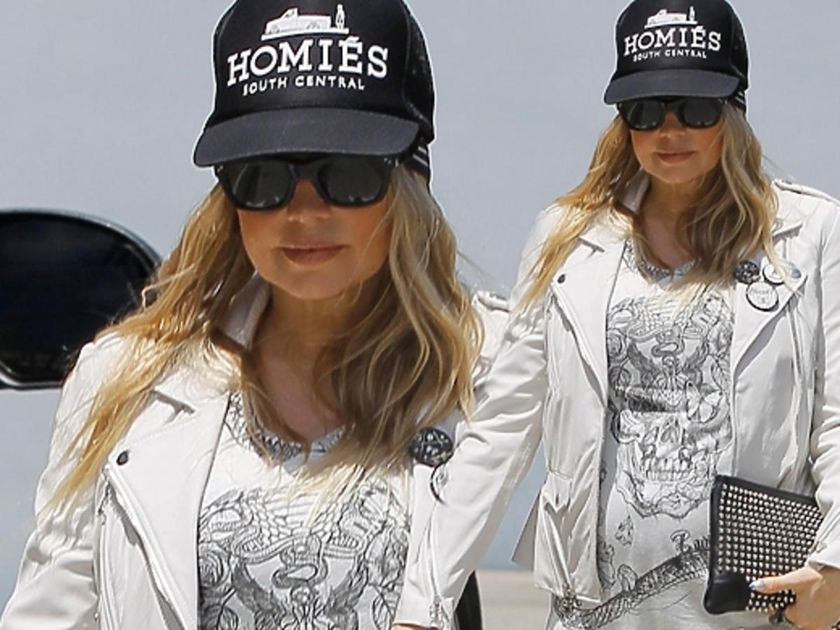 Ciężarna Fergie w drodze do studia w Los Angeles