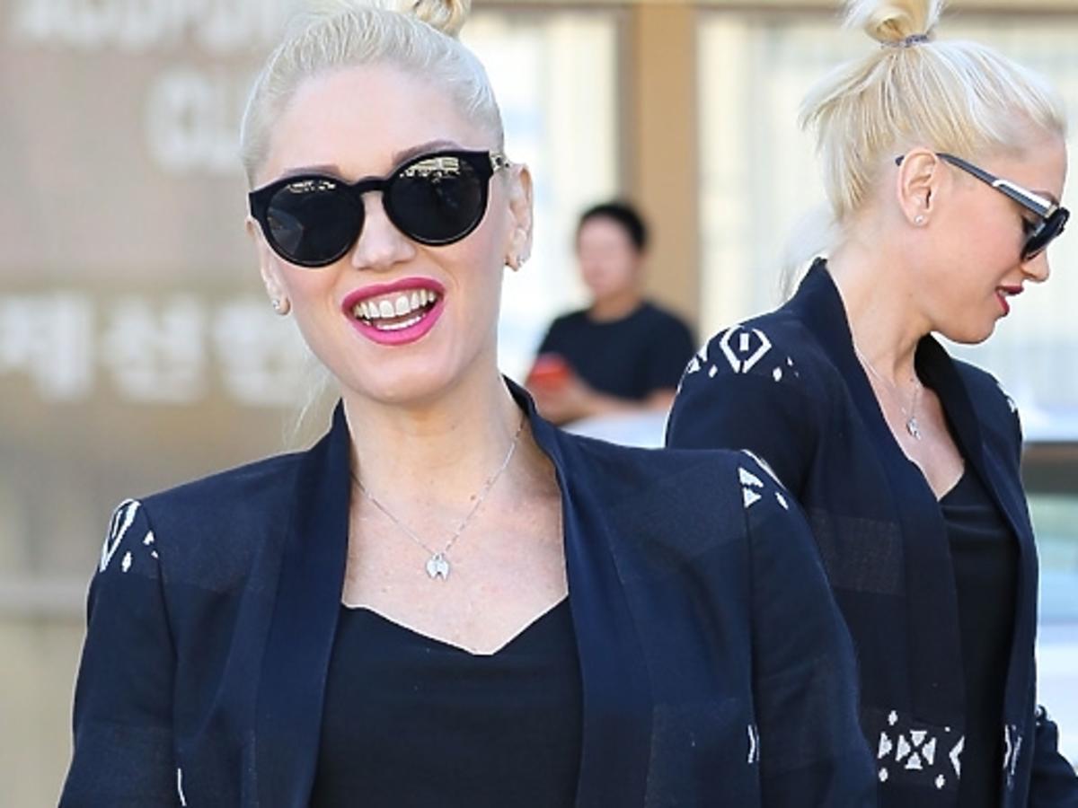 Ciężarna Gwen Stefani wraca z akupunktury w Los Angeles