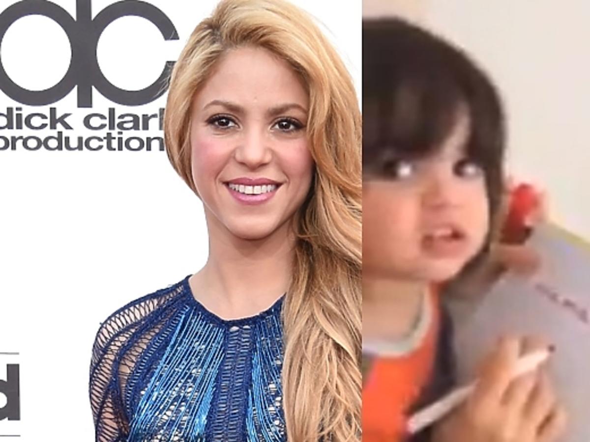 Ciężarna Shakira uczy syna czytać