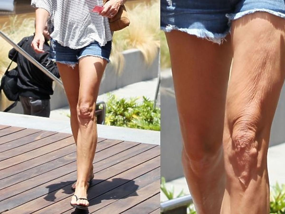 Cindy Crawford i jej nieapetyczne nogi