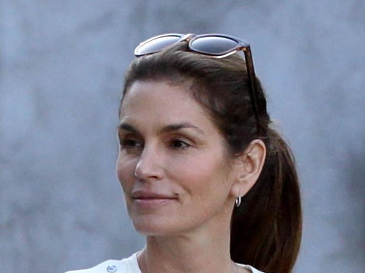 Cindy Crawford z mężem