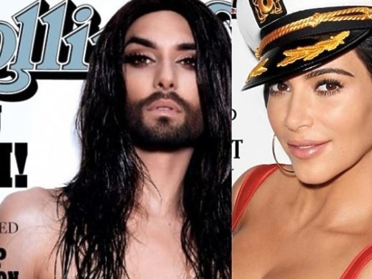 Conchita Wurst i Kim Kardashian na okładce Rolling Stone