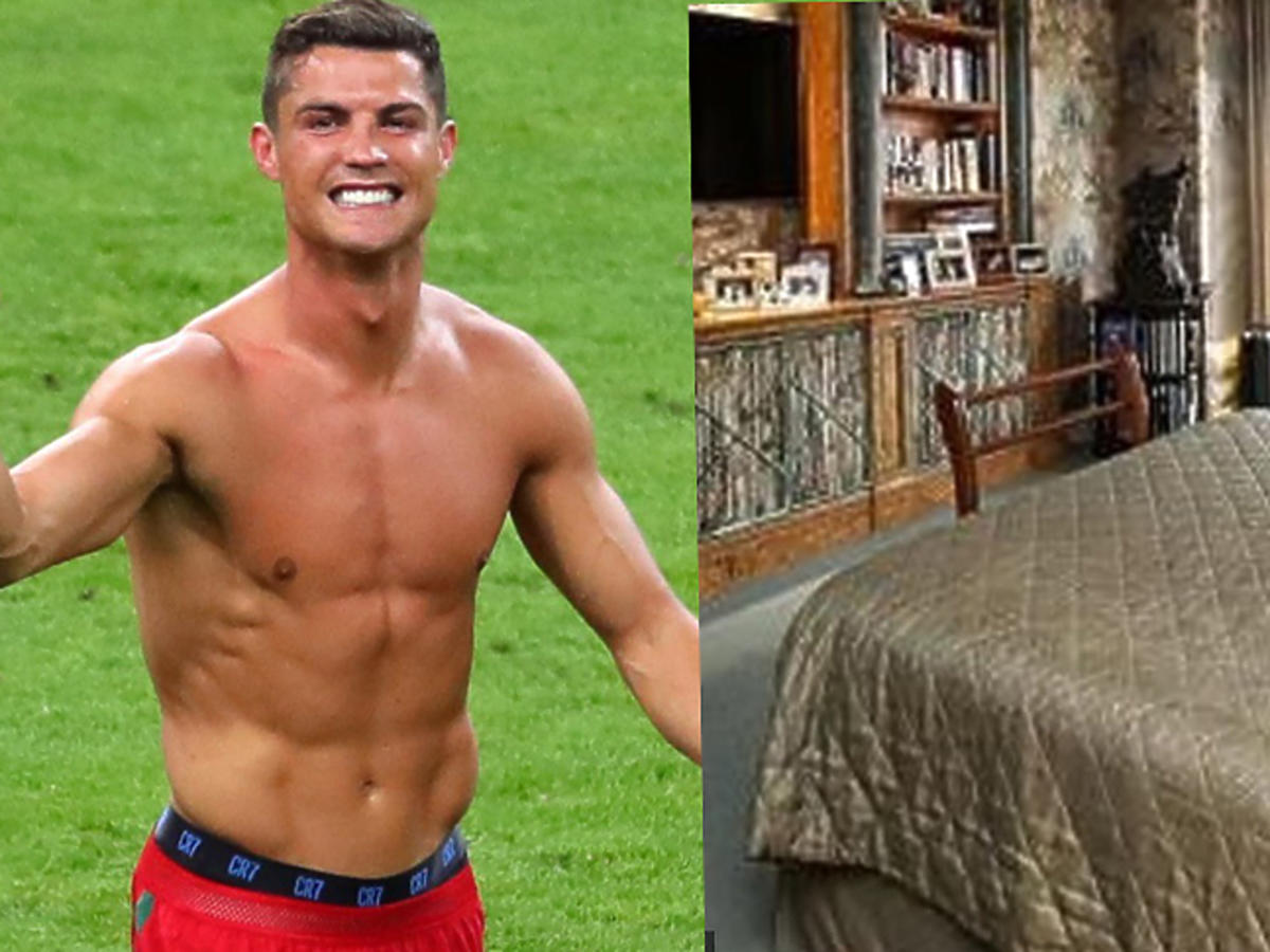 Cristiano Ronaldo bez koszulki