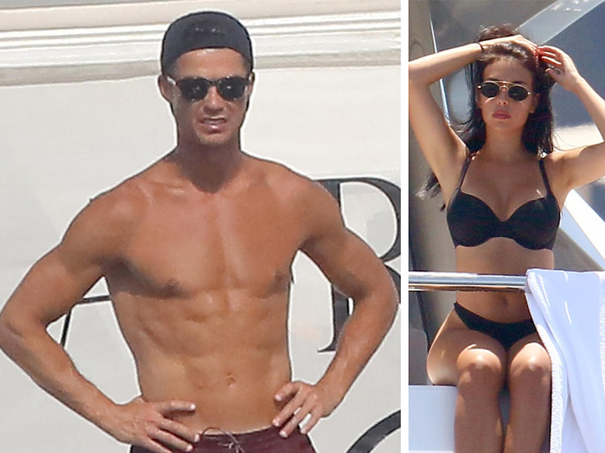 Cristiano Ronaldo i Georgina Rodriguez na wakacjach na jachcie
