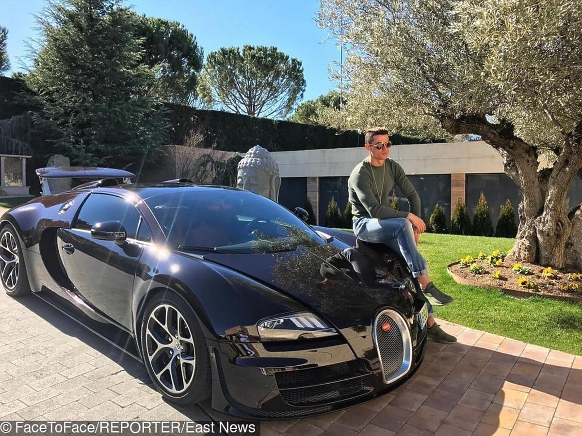 Cristiano Ronaldo i jego Bugatti