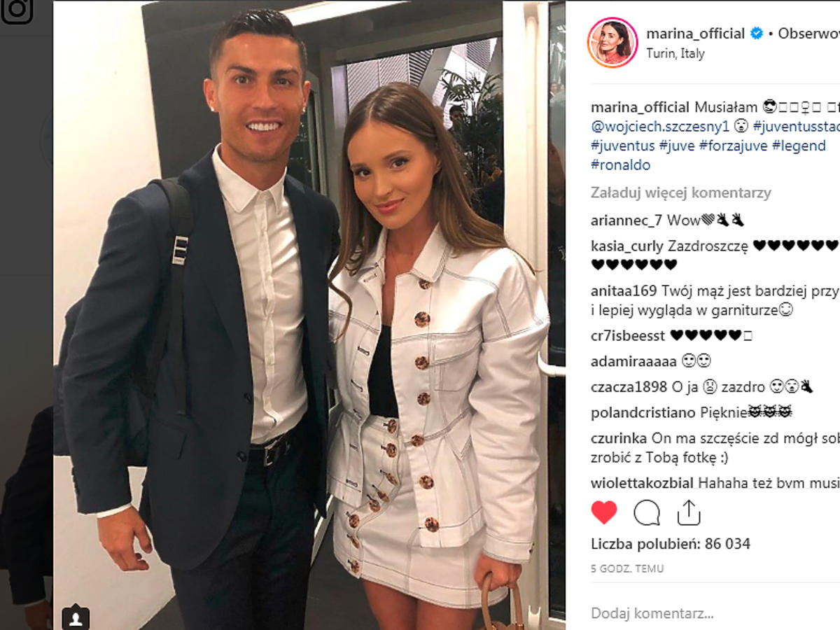 Cristiano Ronaldo z Mariną