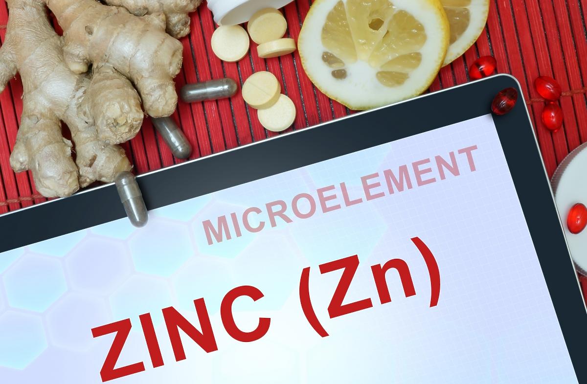 Czerwoby napis: zinc