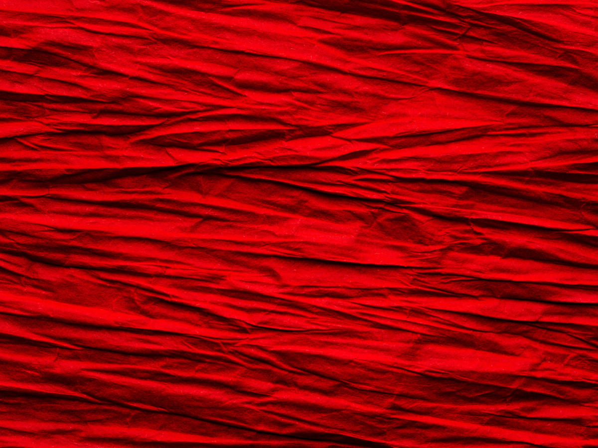Czerwony papier mache