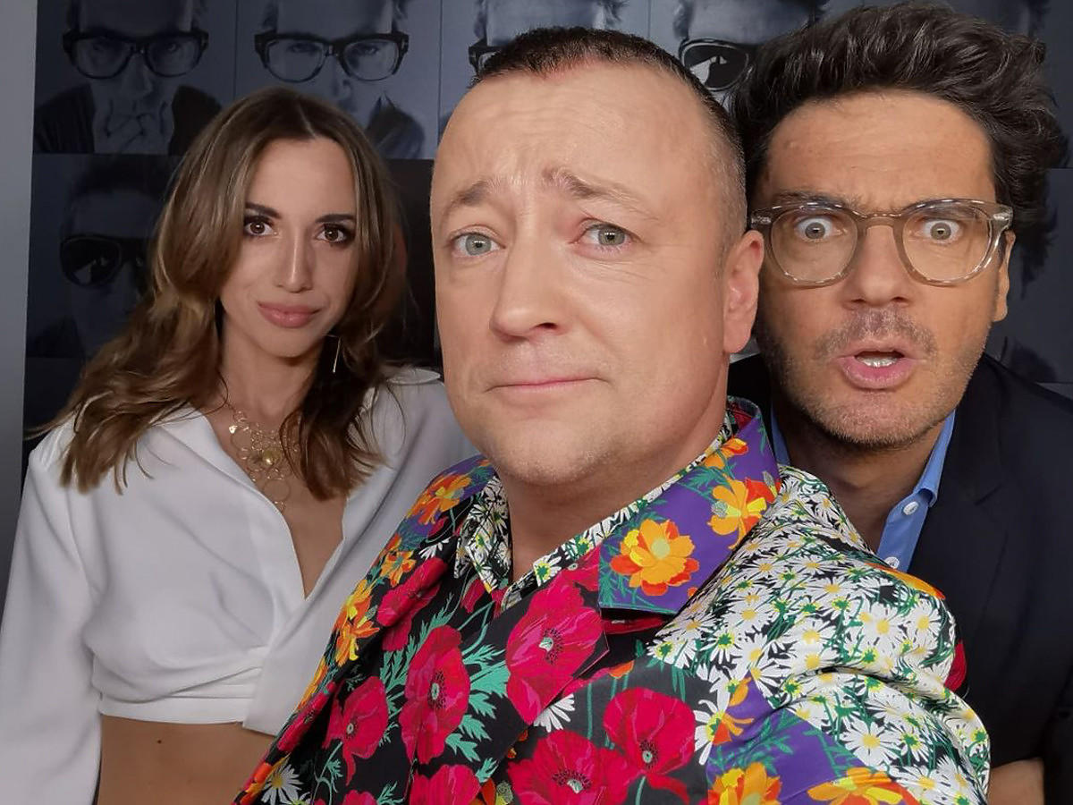 Czesław Mozil i Marianna Schreiber w programie Kuby Wojewódzkiego