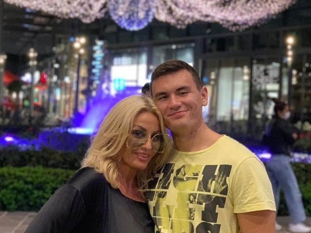 Dagmara Kaźmierska z synem