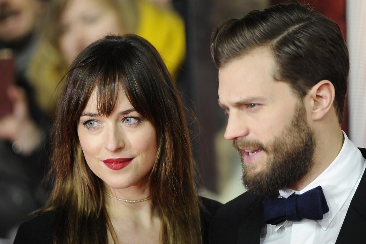 Dakota Johnson i Jamie Dornan na premierze 50 twarzy Greya