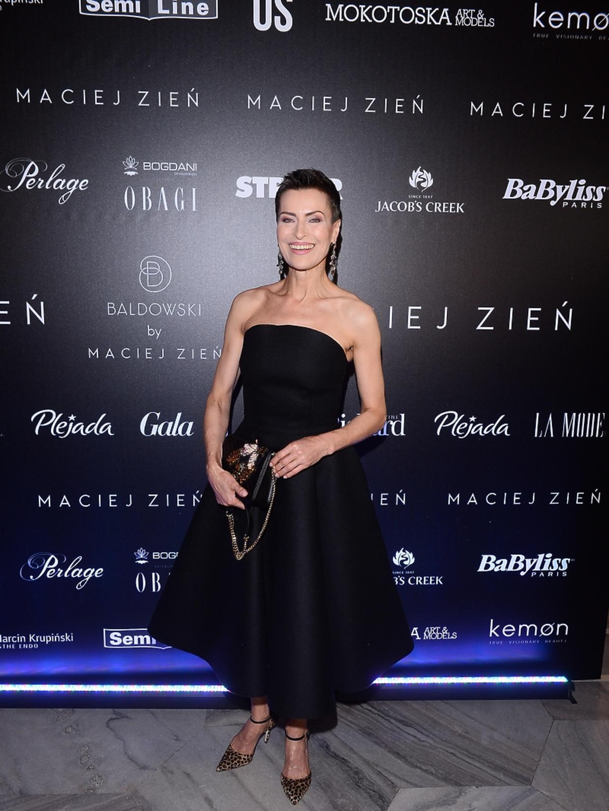 Danuta Stenka na pokazie Macieja Zienia