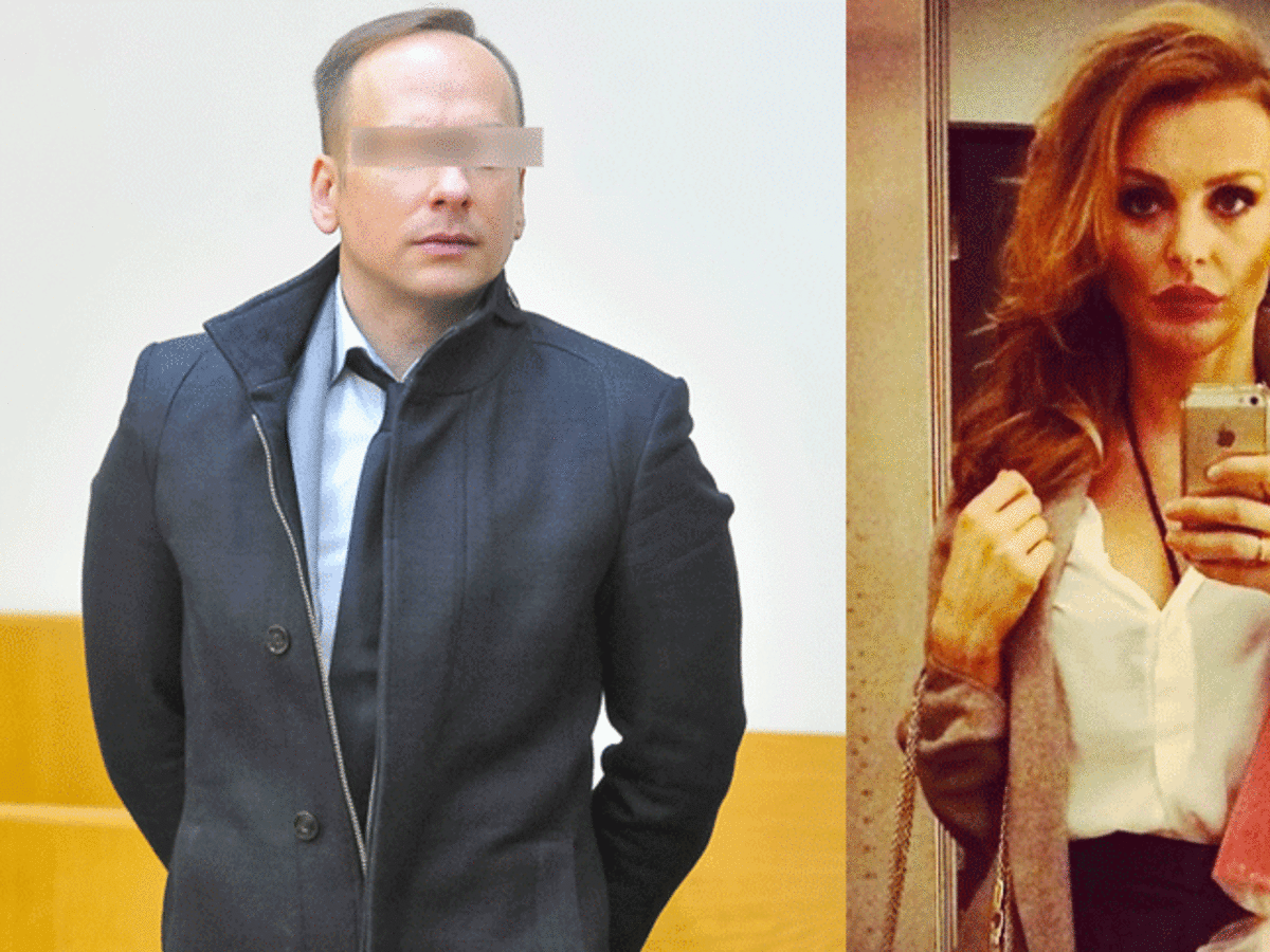Dariusz K. podczas procesu, Izabela Adamczyk robi sobie selfie