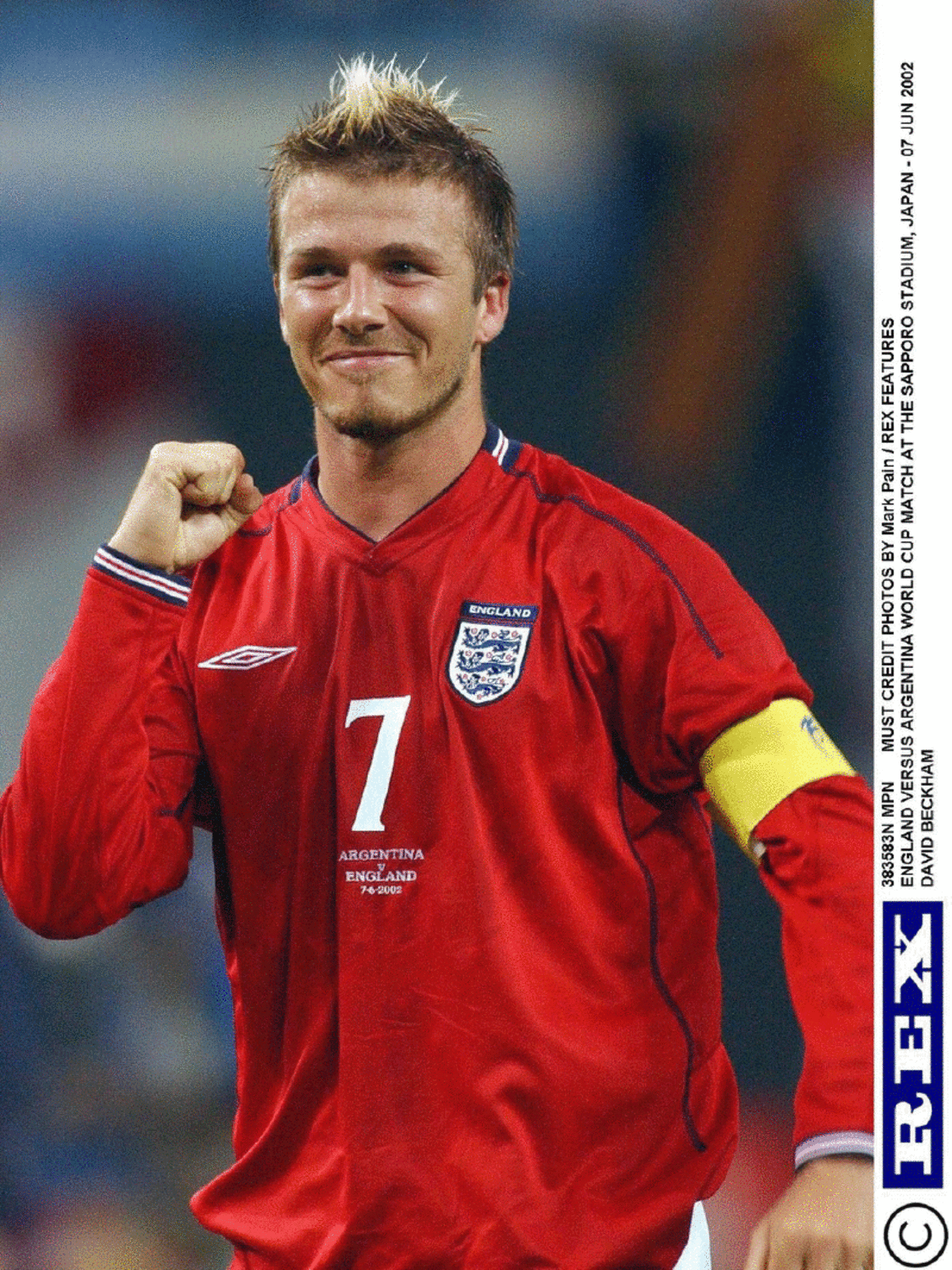 David Beckham na boisku