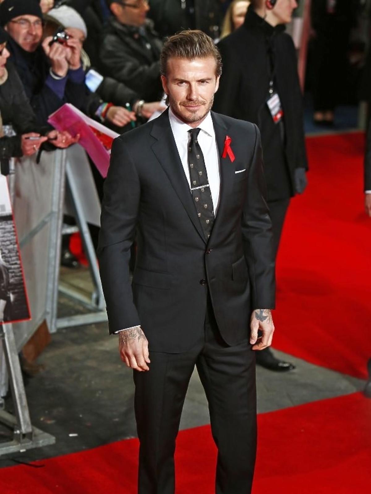 David Beckham w Londynie na premierze filmu 