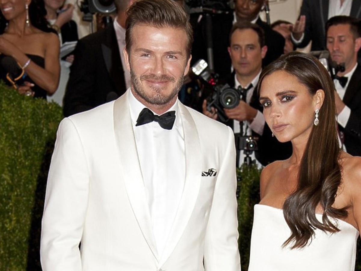 David Beckham z krótkimi włosami