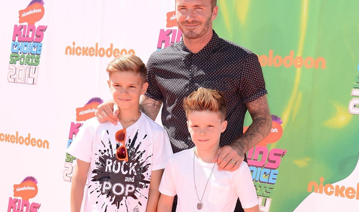 David Beckham z synami