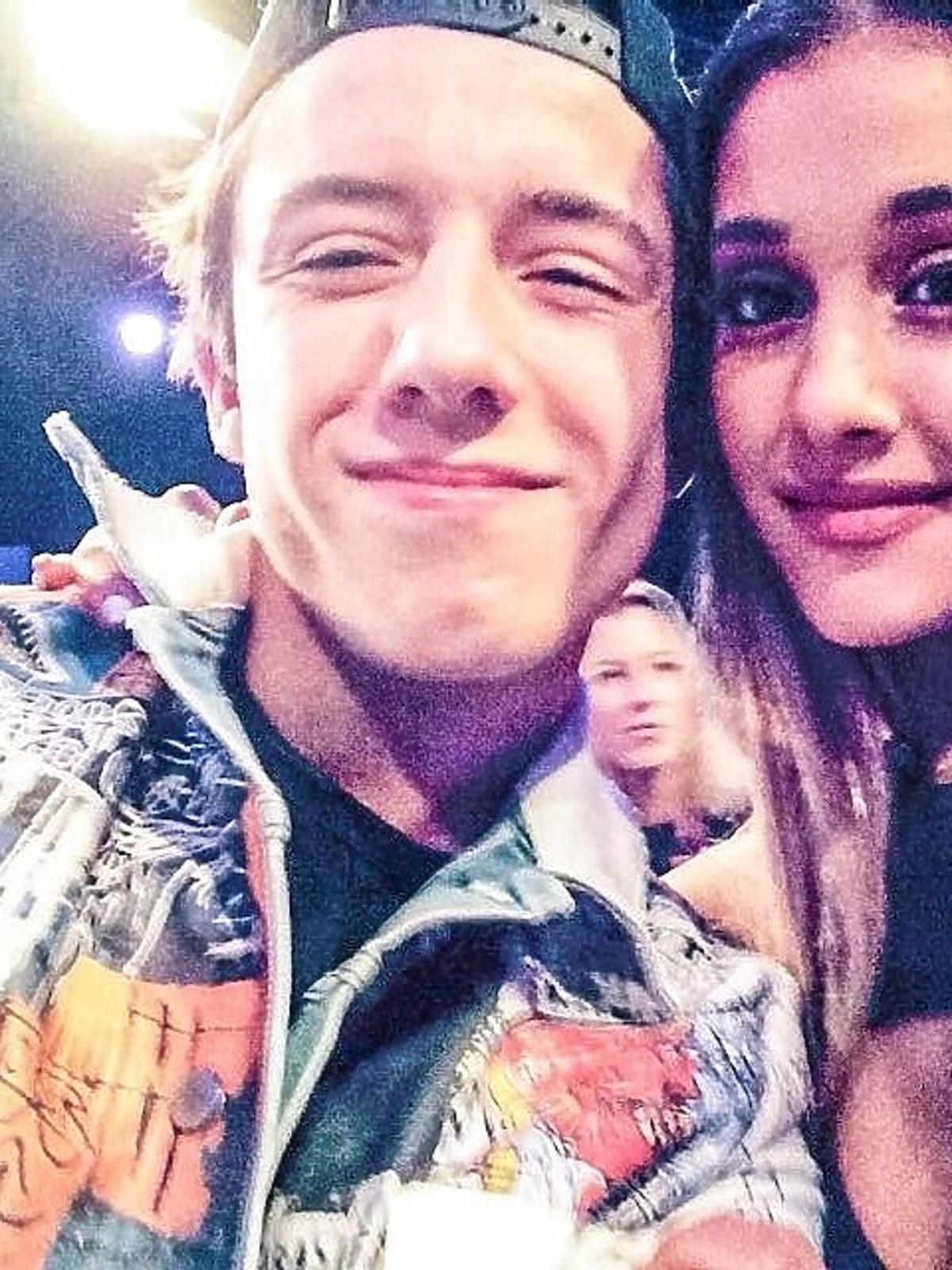 Dawid Kwiatkowski i Ariana Grande na MTV EMA 2014