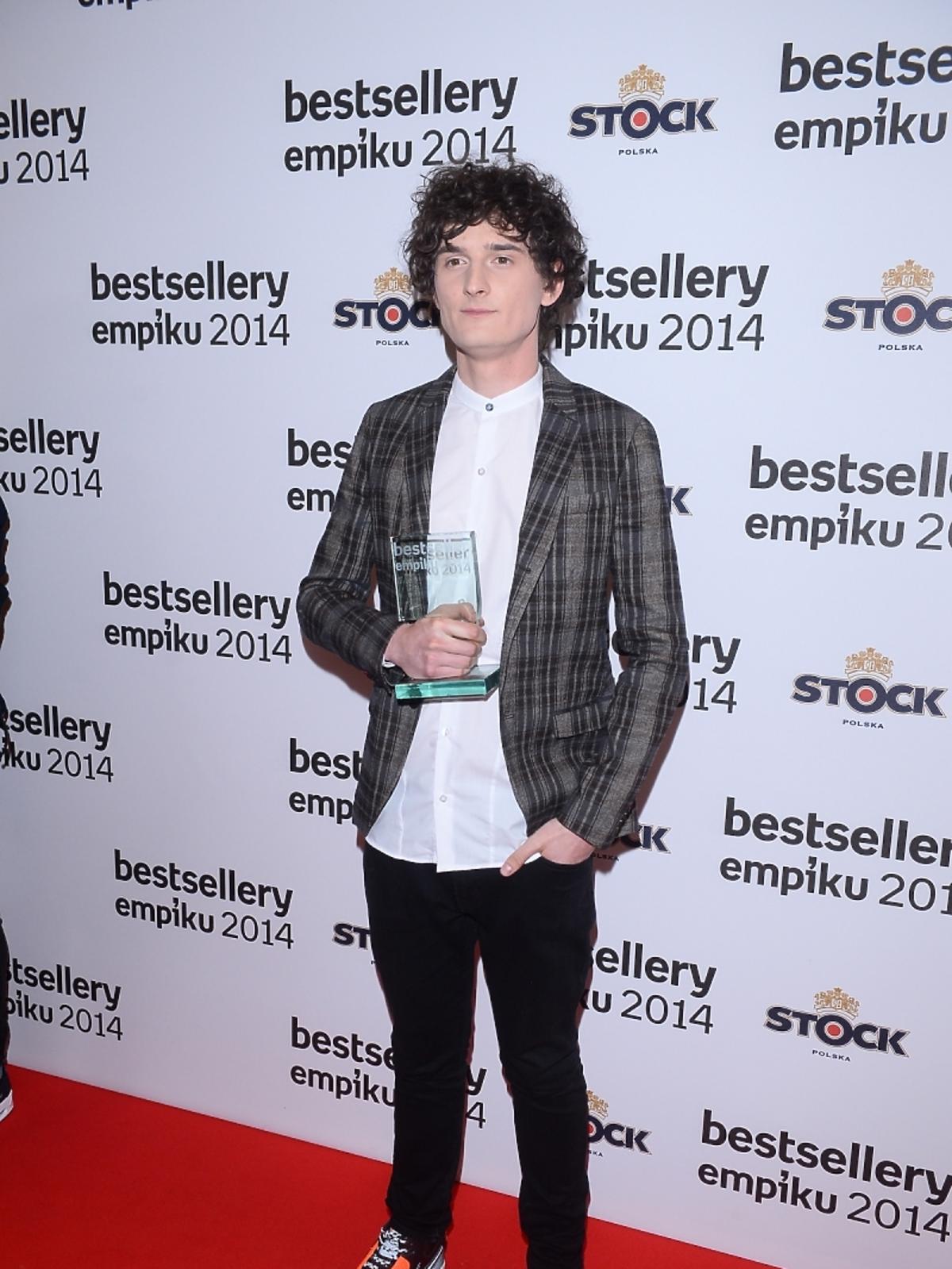 Dawid Podsiadło na gali Bestsellery Empiku 2014