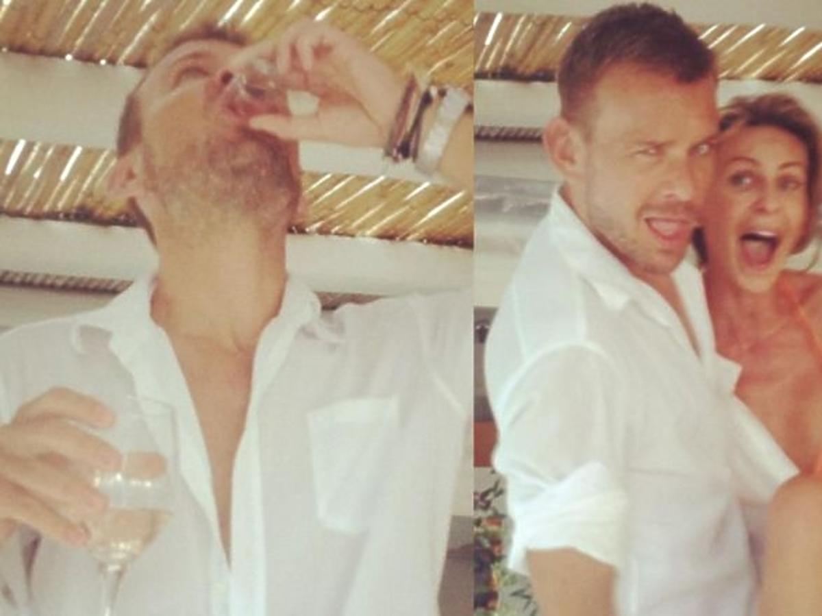 Dawid Woliński na wakacjach na Mykonos