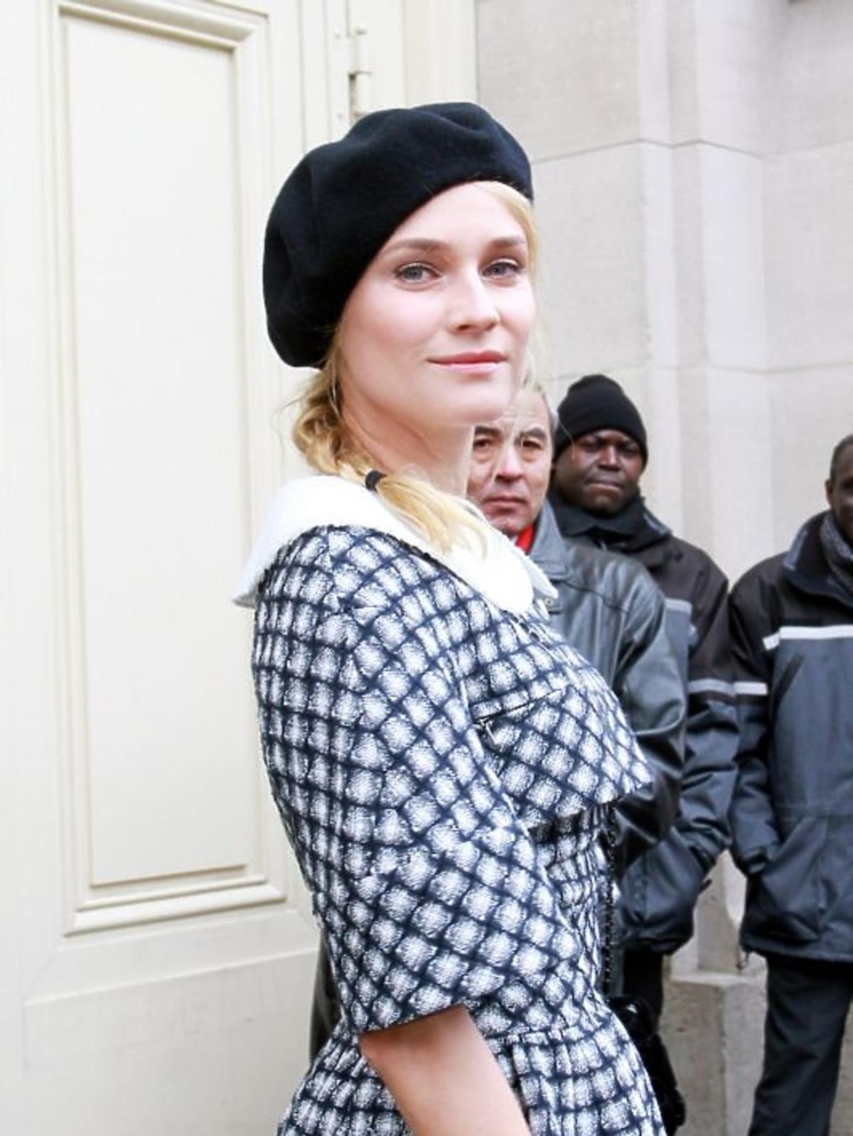 Diane Kruger na pokazie Chanel Haute Couture wiosna/lato 2013