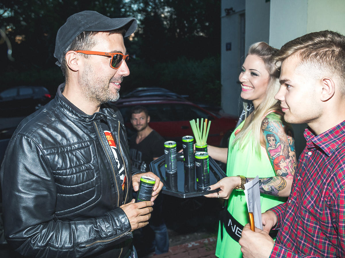 Dj Adamus na premierze teledysku Marcina Czerwińskiego