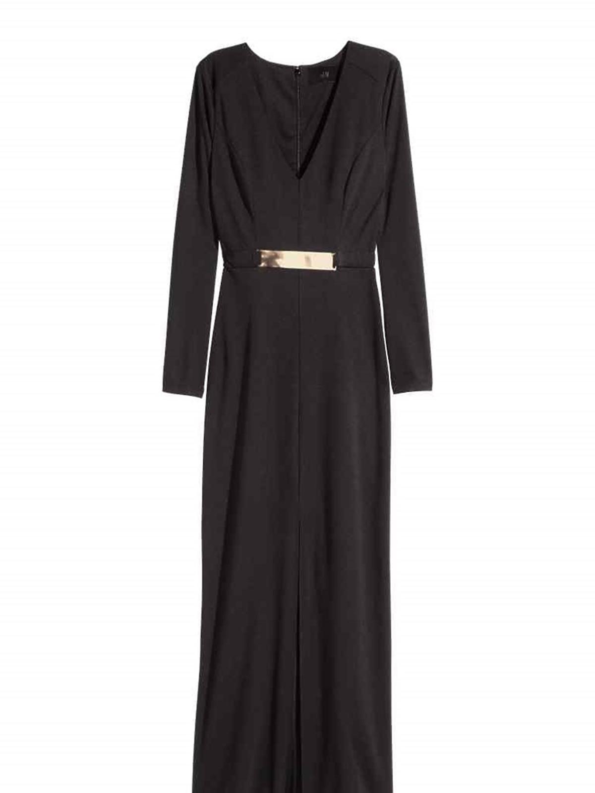 Długa ukienka, H&M, przeceniona z 199,00 zł na 138,90 zł