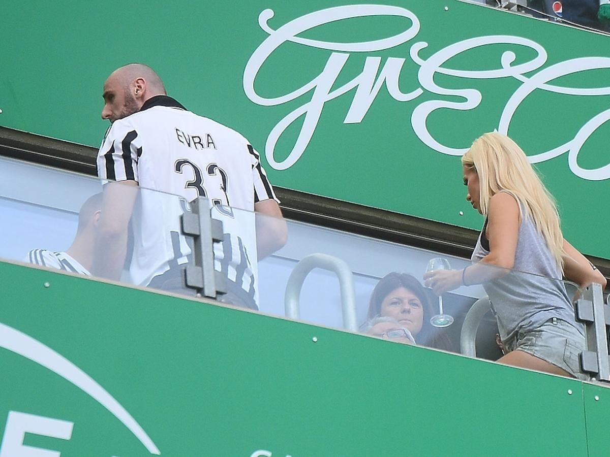 Doda i Marcin Gortat na meczu Juventus Turyn-Lechia Gdańsk