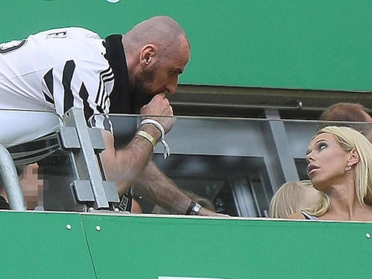 Doda i Marcin Gortat na meczu Juventus Turyn-Lechia Gdańsk