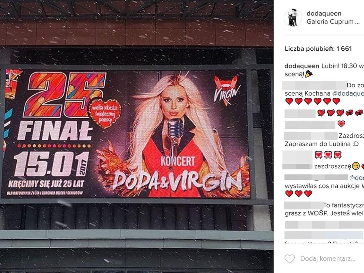 Doda pokazała, jak szykuje się na koncert dla WOŚP