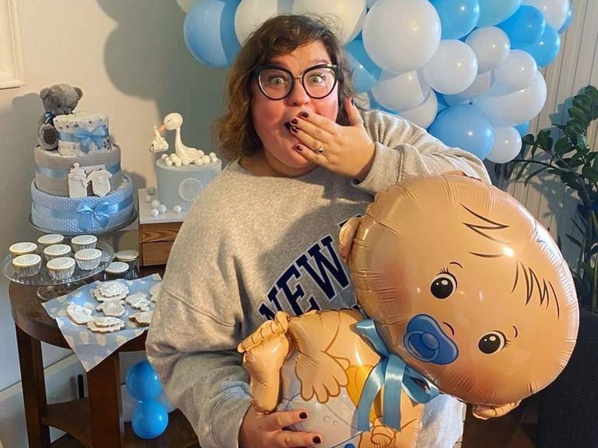 Dominika Gwit na baby shower