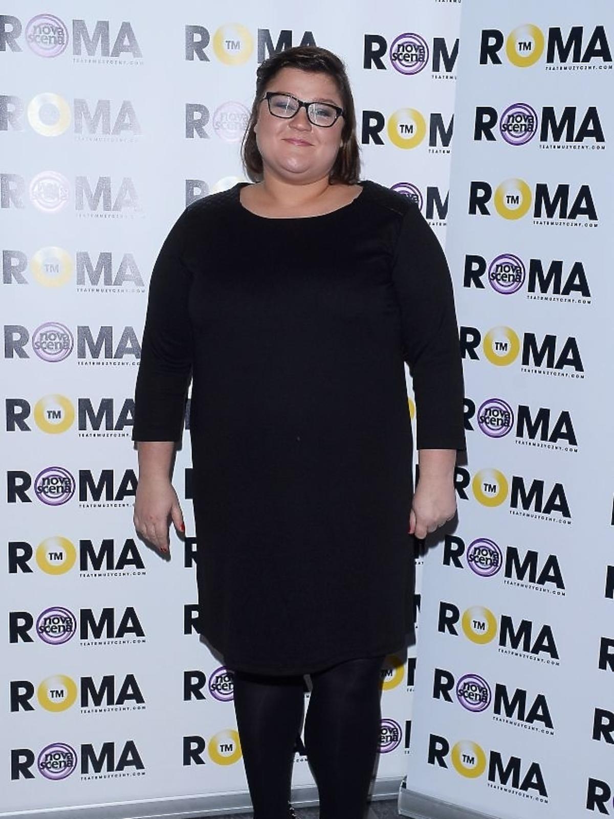 Dominika Gwit na premierze spektaklu