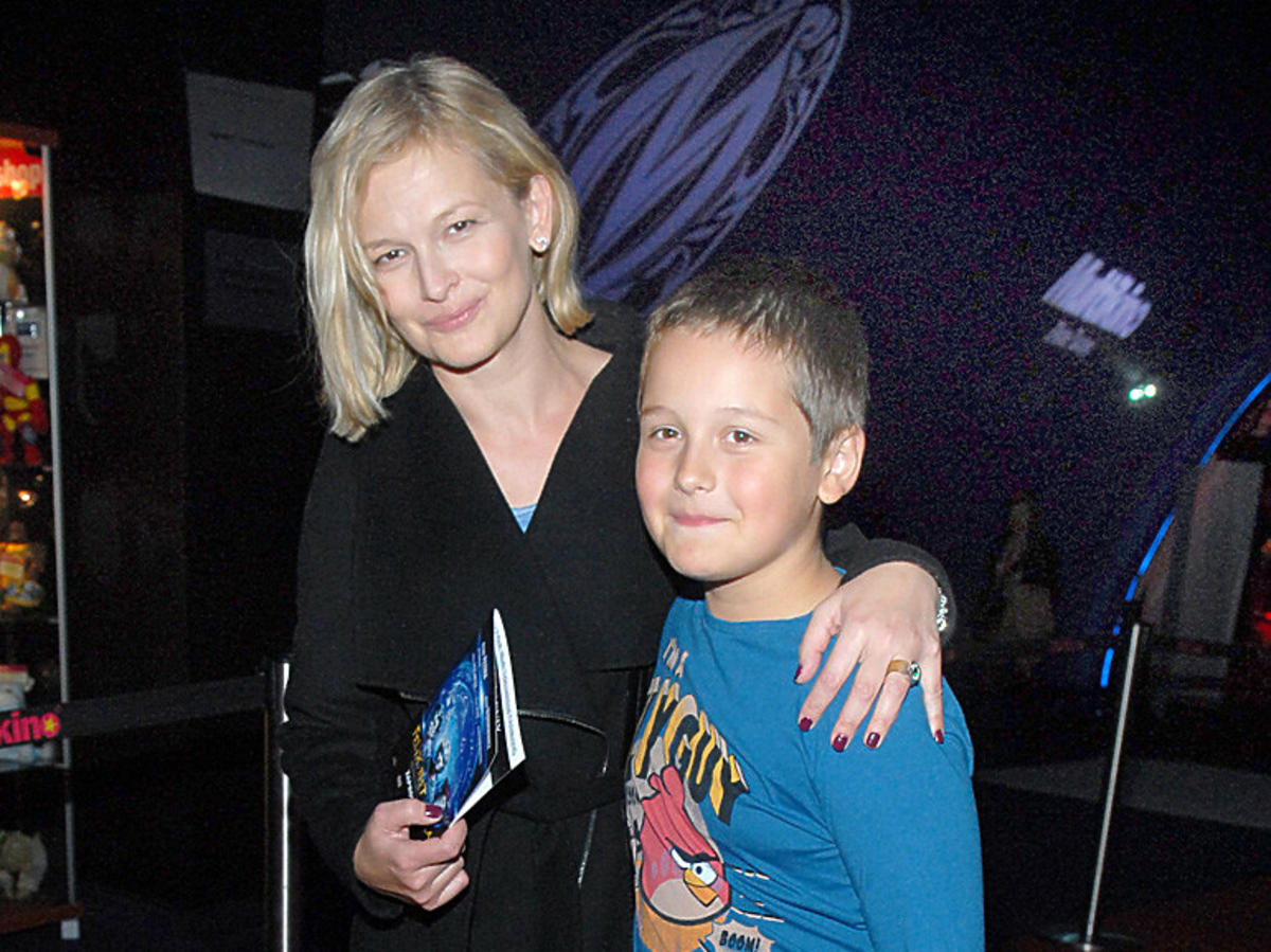 Dominika Ostałowska z synem