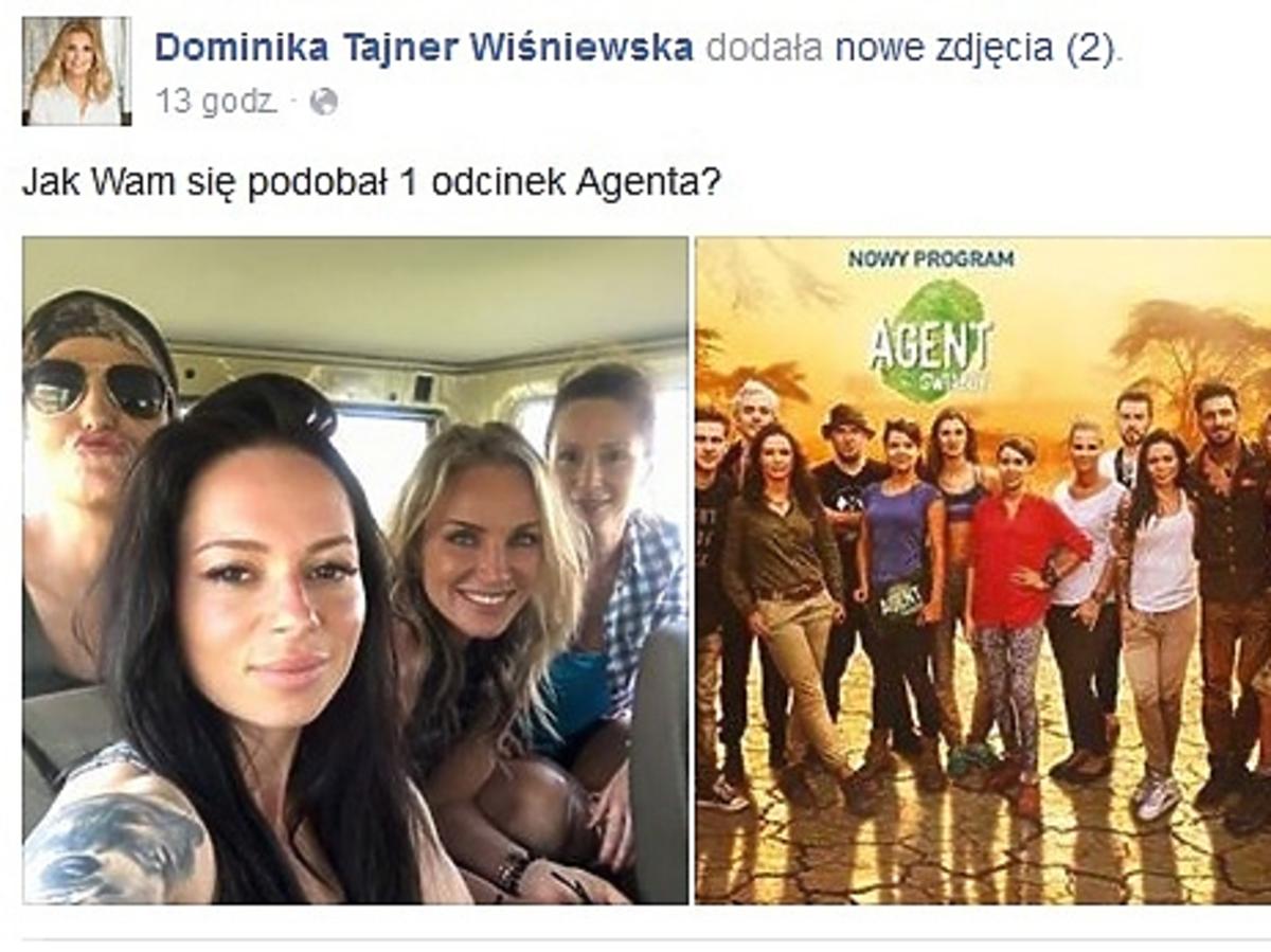 Dominika Tajner pokazała zdjęcia z planu Agenta