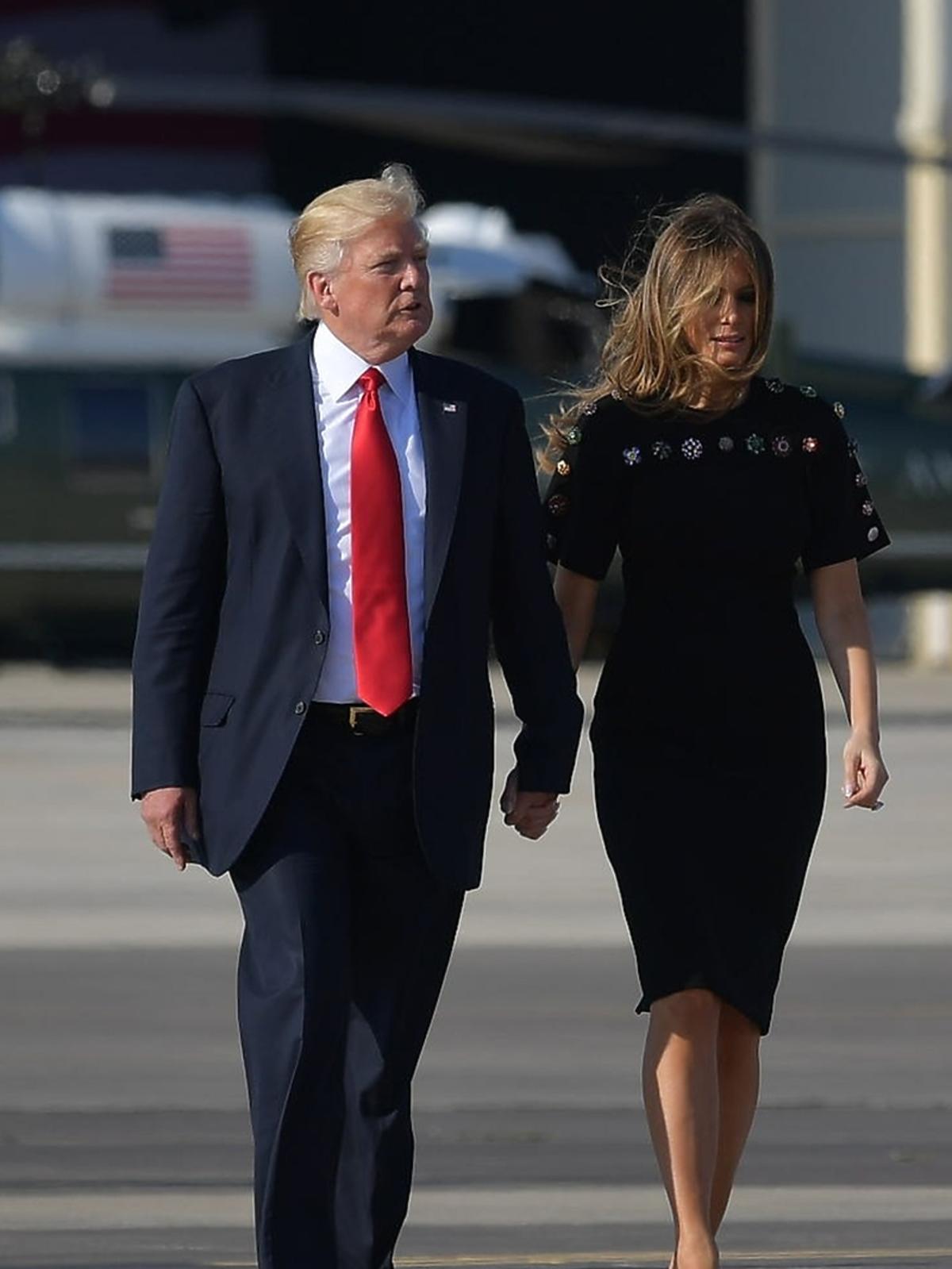 Donald i Melania Trump przyjeżdżają do Polski