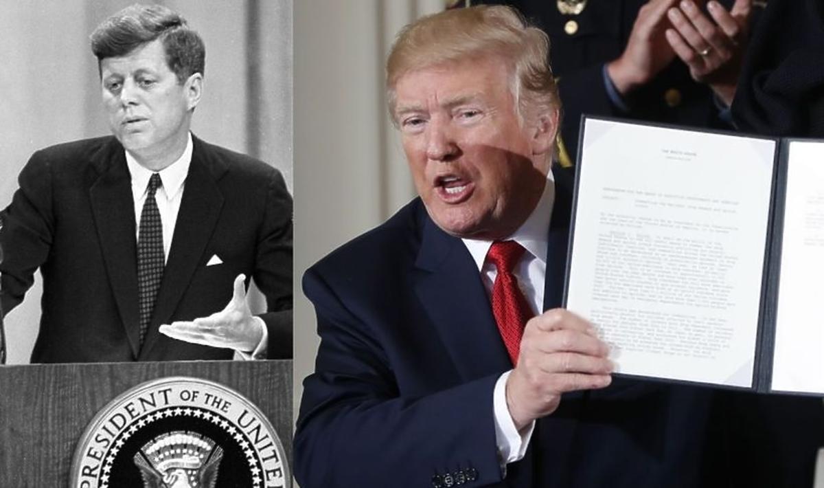 Donald Trump ujawnił część dokumentów dotyczących zabójstwa JFK