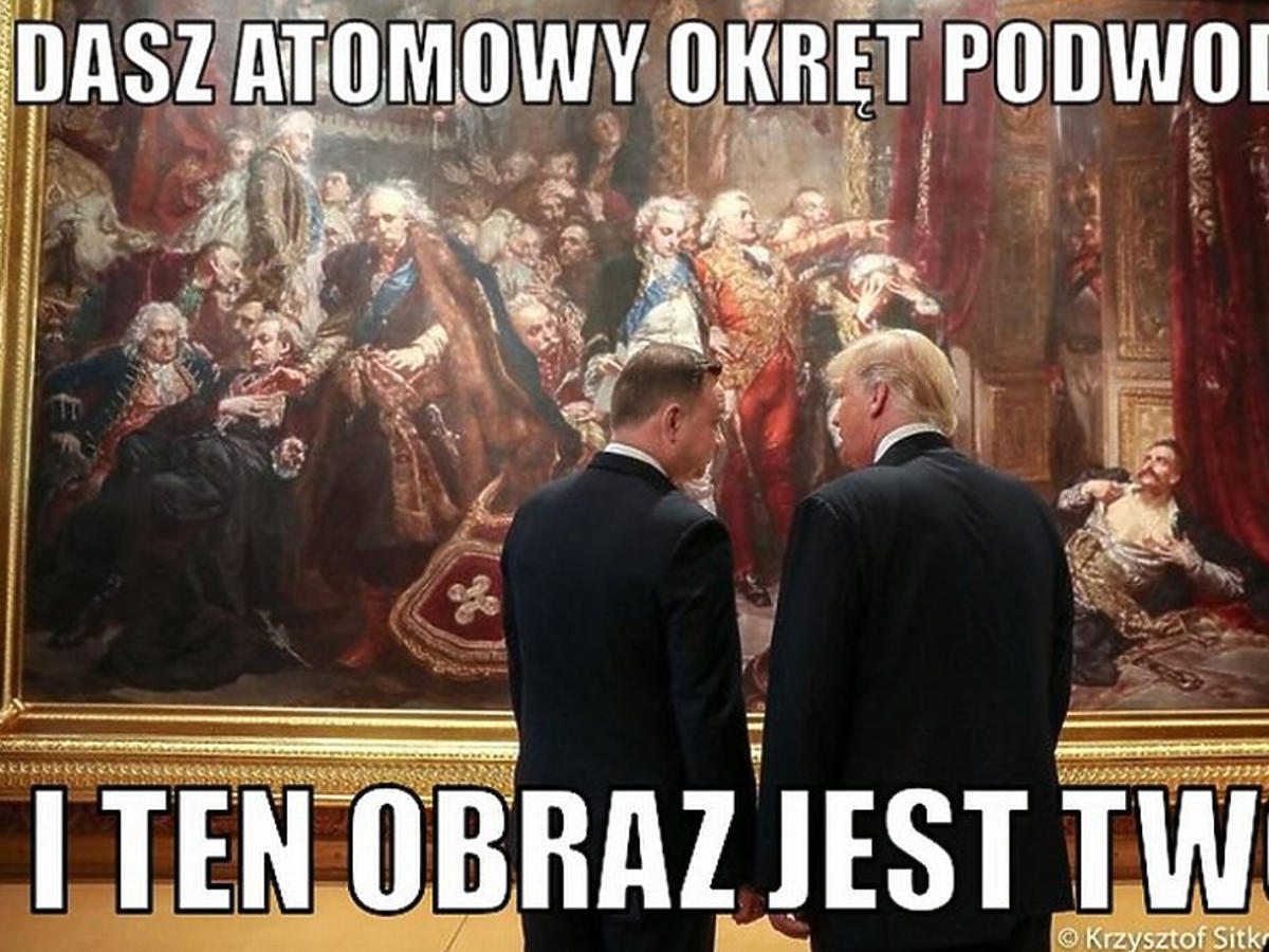 Donald Trump w Polsce memy