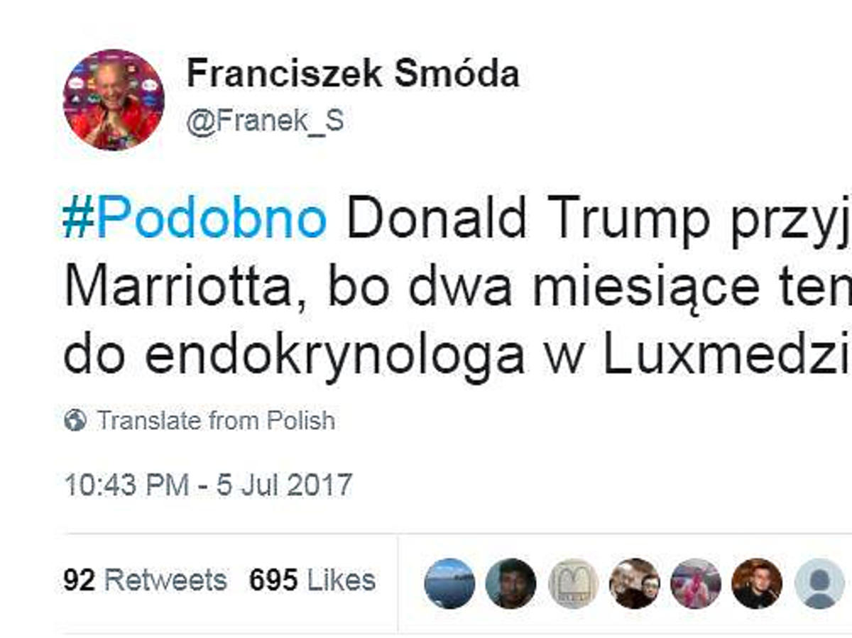 Donald Trump w Polsce memy