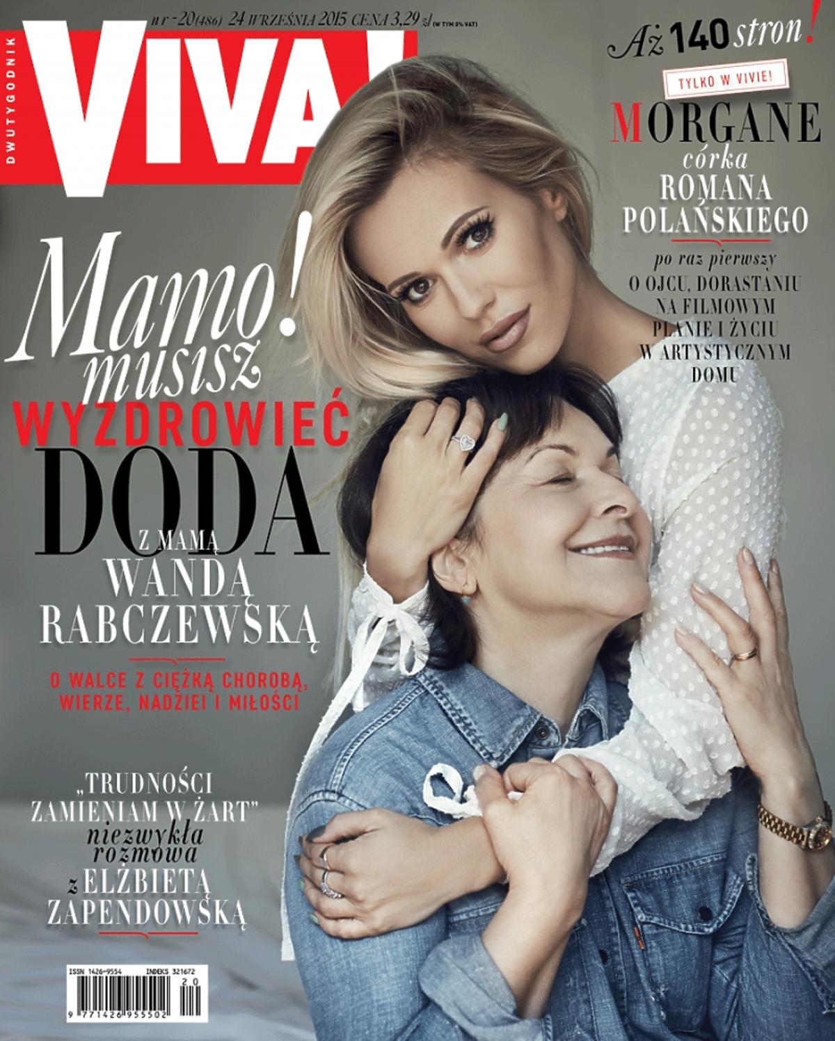 Dorota i Wanda Rabczewskie, Viva! wrzesień 2015