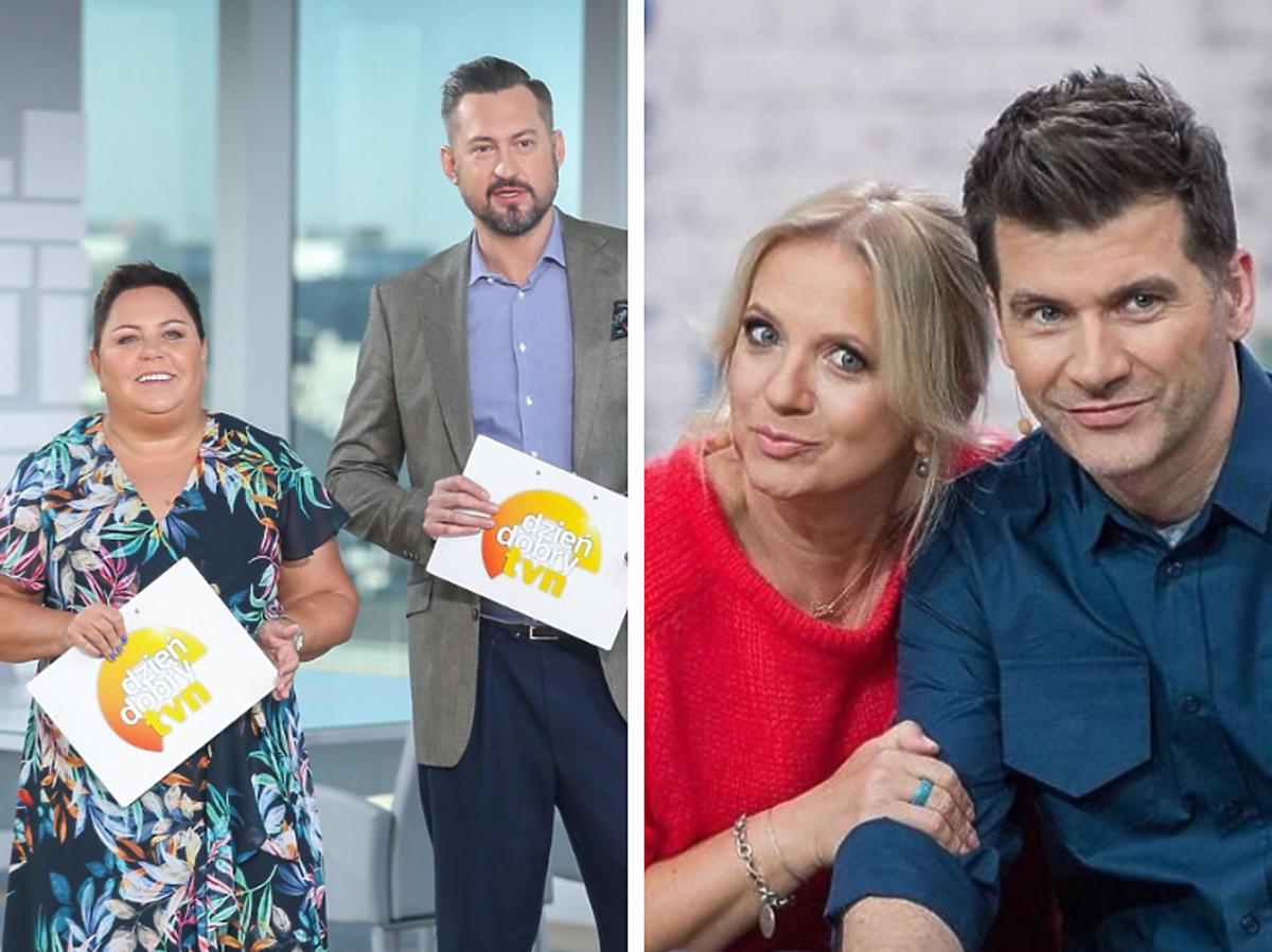 Dorota Wellman i Marcin Prokop w DDTVN oraz Marzena Rogalska i Tomasz Kammel w PnŚ
