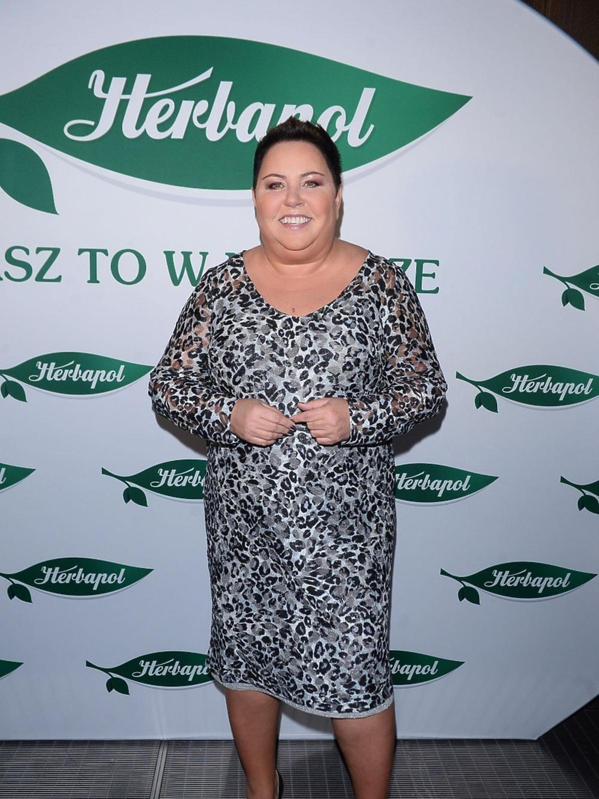 Dorota Wellman na imprezie Herbapolu