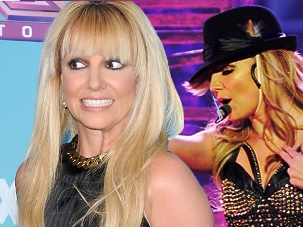 Dorysowane mięśnie Britney Spears