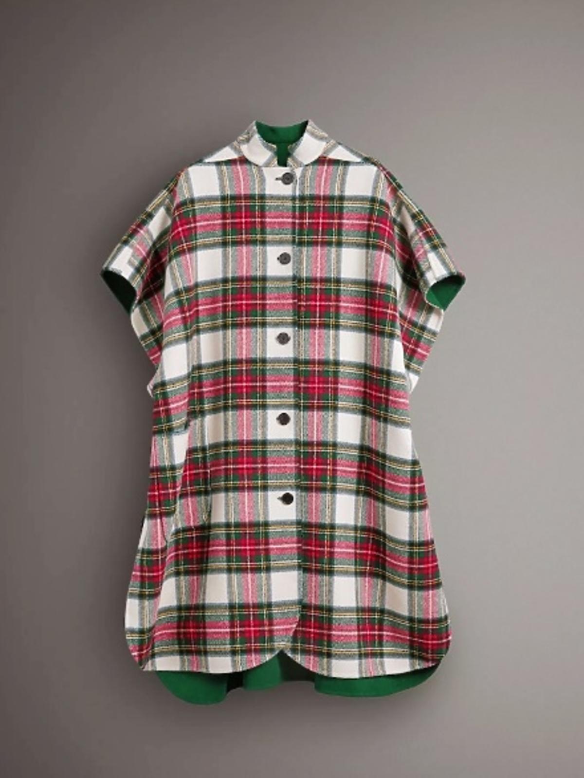 Dwustronne poncho, Burberry, 6 500 zł