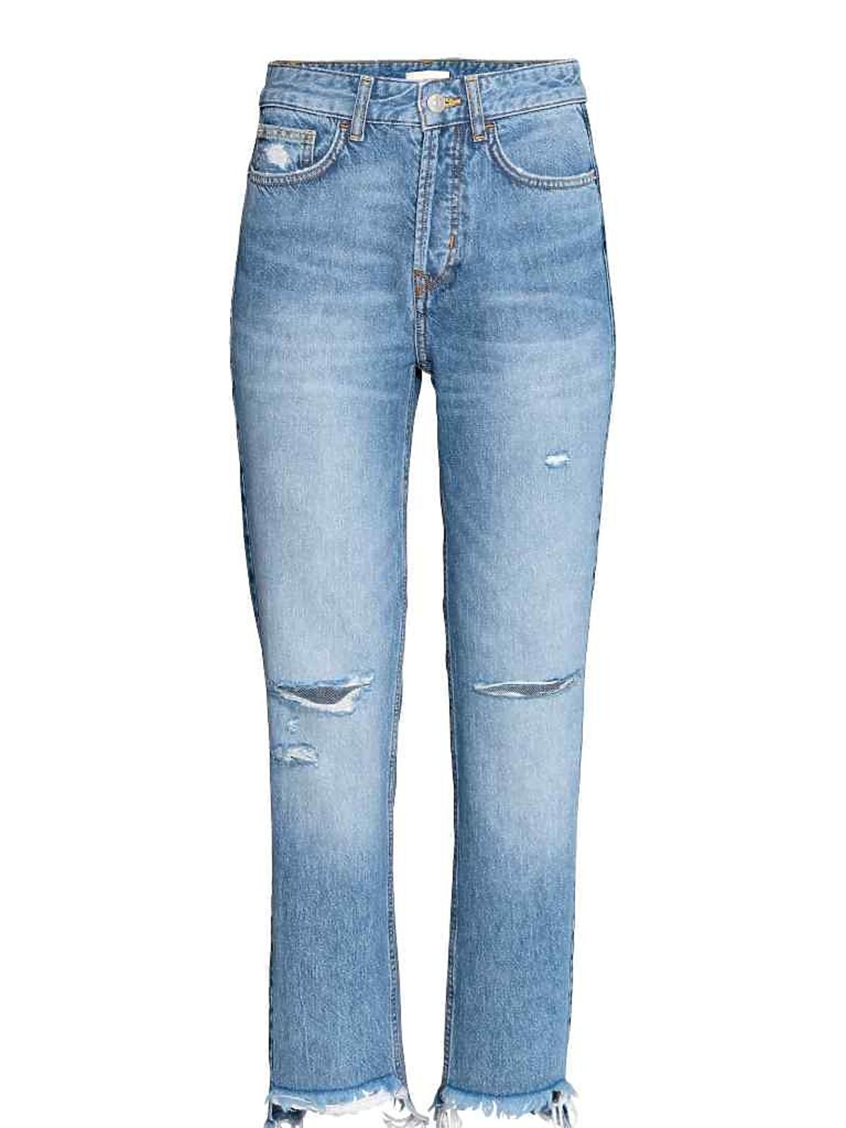 Dżinsy z postrzępionymi nogawkami - H&M, 149,90 zł