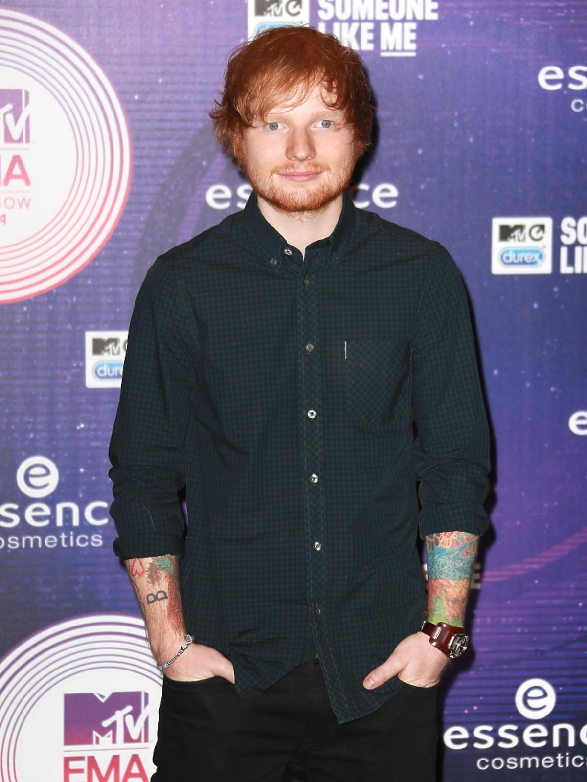 Ed Sheeran na MTV EMA 2014 w Glasgow