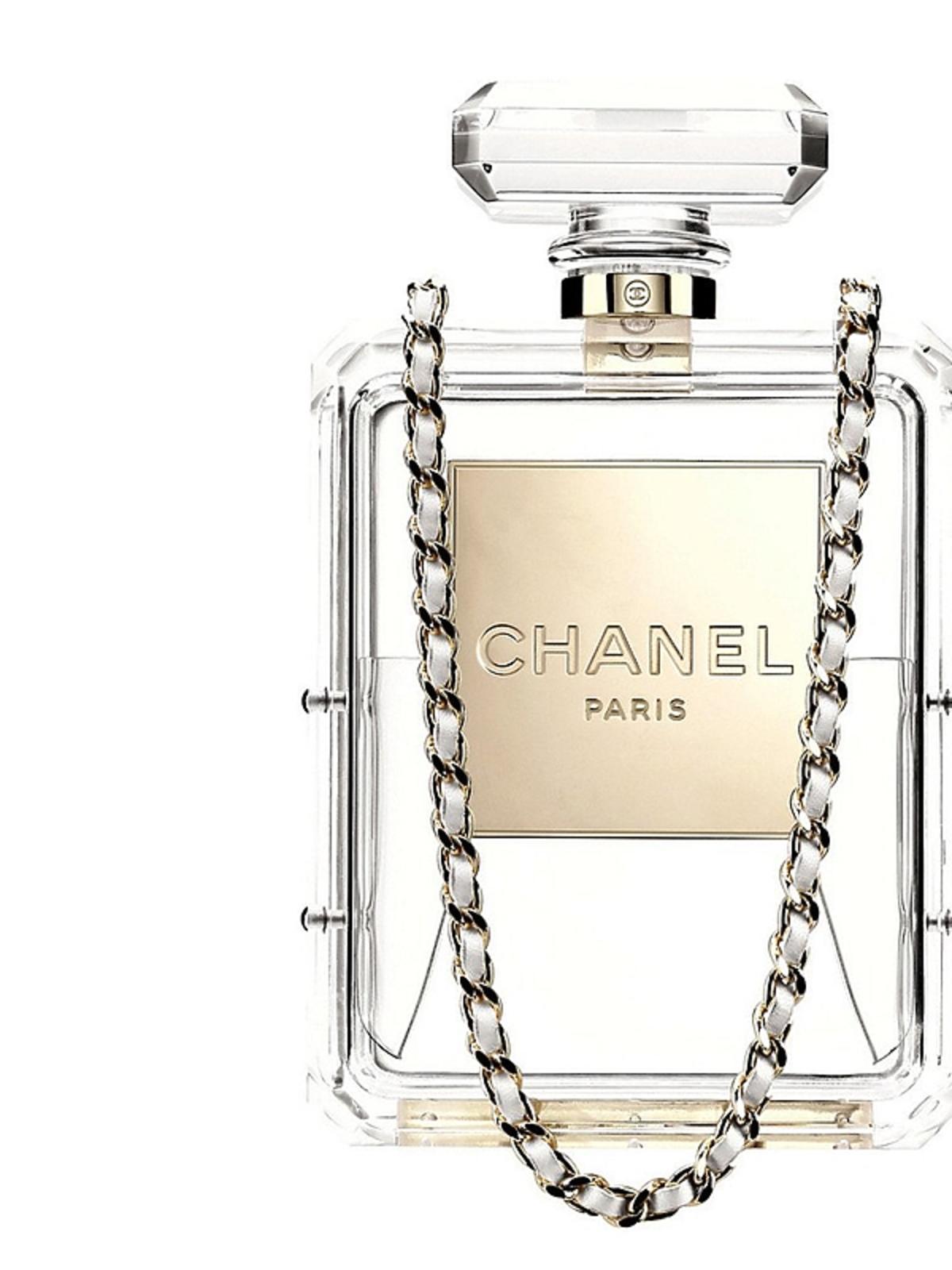 Edycja limitowana kopertówki Chanel No.5 Perfume Bottle, 84 000 zł